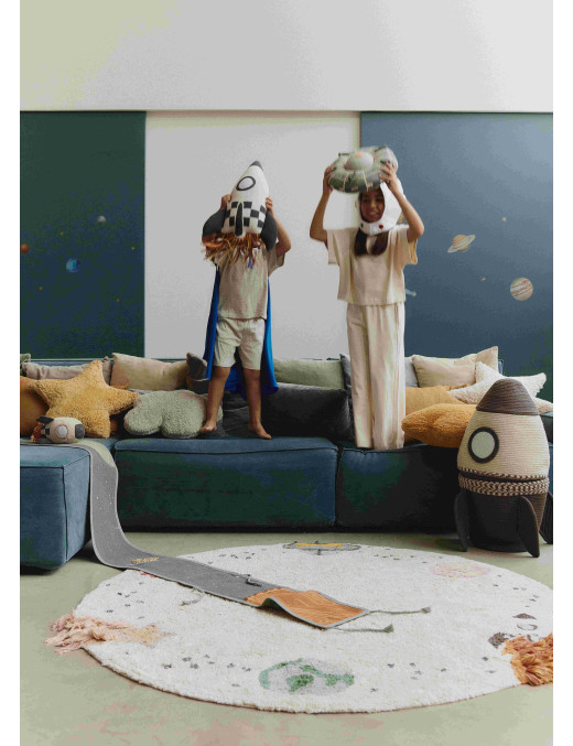 Poduszka rakieta Rocket M,  "Mom, I want to be an astronaut" Lorena Canals