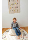 Dywan Bawełniany ABC Kolory i Litery, Ø120 cm, Lorena Canals