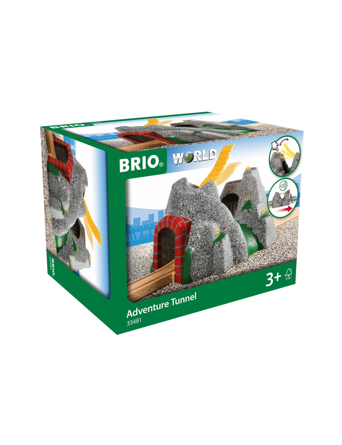 BRIO WORLD Magiczny tunel skalny 10 elementów