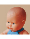 Miniland Lalka EUROPEJCZYK w niebieskim ubranku 21 cm