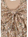 Sukienka cekinowa Lila Gold Glitter Konges Slojd Sukienka cekinowa Lila Gold Glitter Konges Slojd