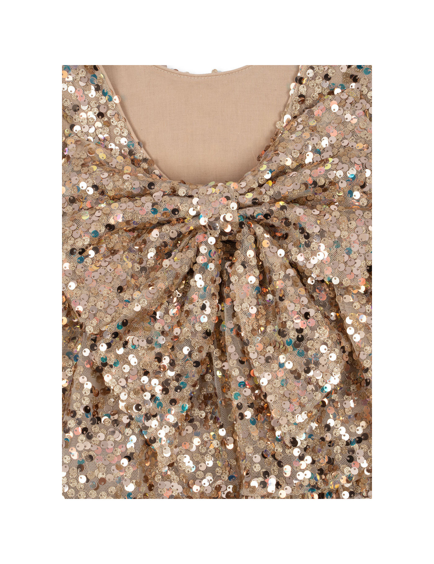 Sukienka cekinowa Lila Gold Glitter Konges Slojd Sukienka cekinowa Lila Gold Glitter Konges Slojd