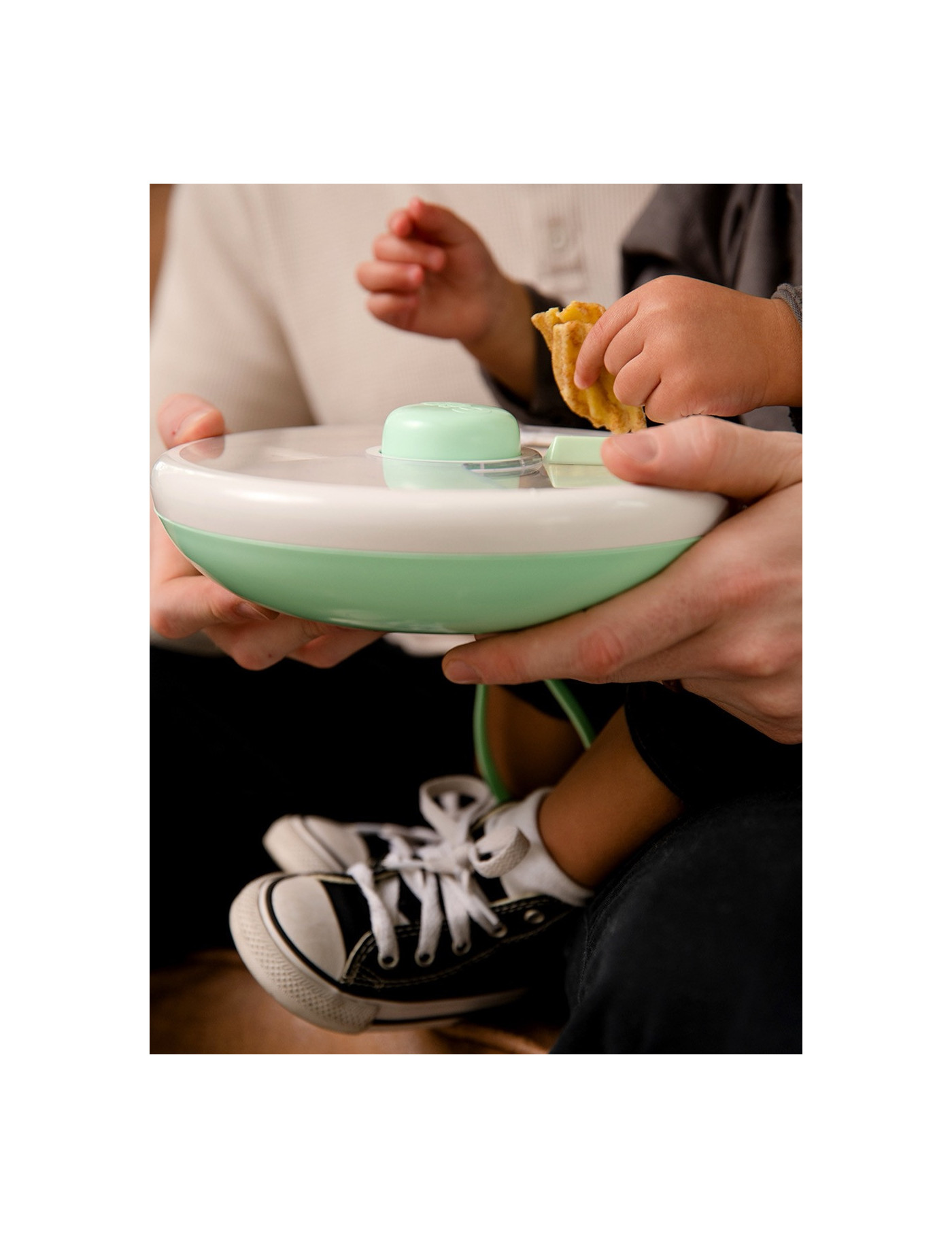 GoBe Duży pojemnik na przekąski Snack Spinner Mint