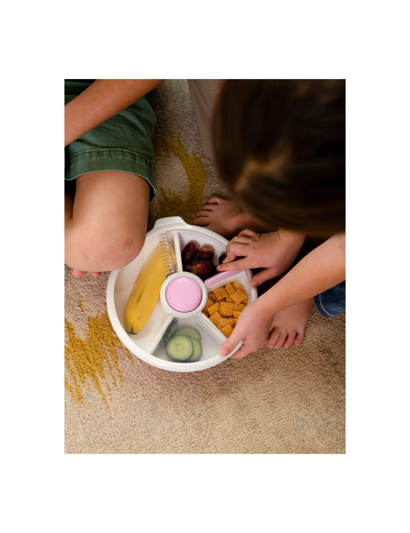GoBe Duży pojemnik na przekąski Snack Spinner Taro Purple GoBe Duży pojemnik na przekąski Snack Spinner Taro Purple