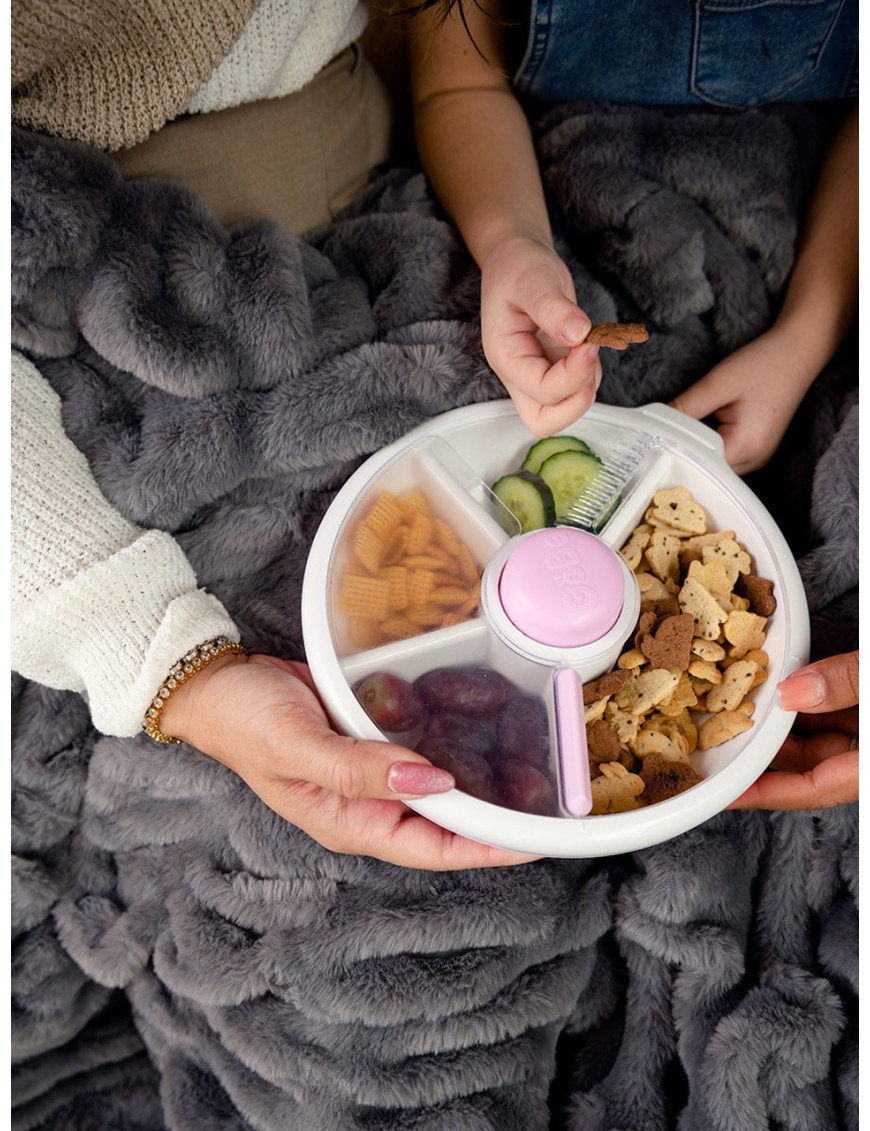 GoBe Duży pojemnik na przekąski Snack Spinner Taro Purple GoBe Duży pojemnik na przekąski Snack Spinner Taro Purple