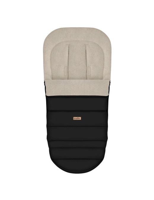 Regulowany śpiwór iGrow Aspen 0-36m black wełna premium
