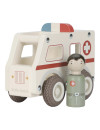 Drewniany ambulans - Biały Little Dutch