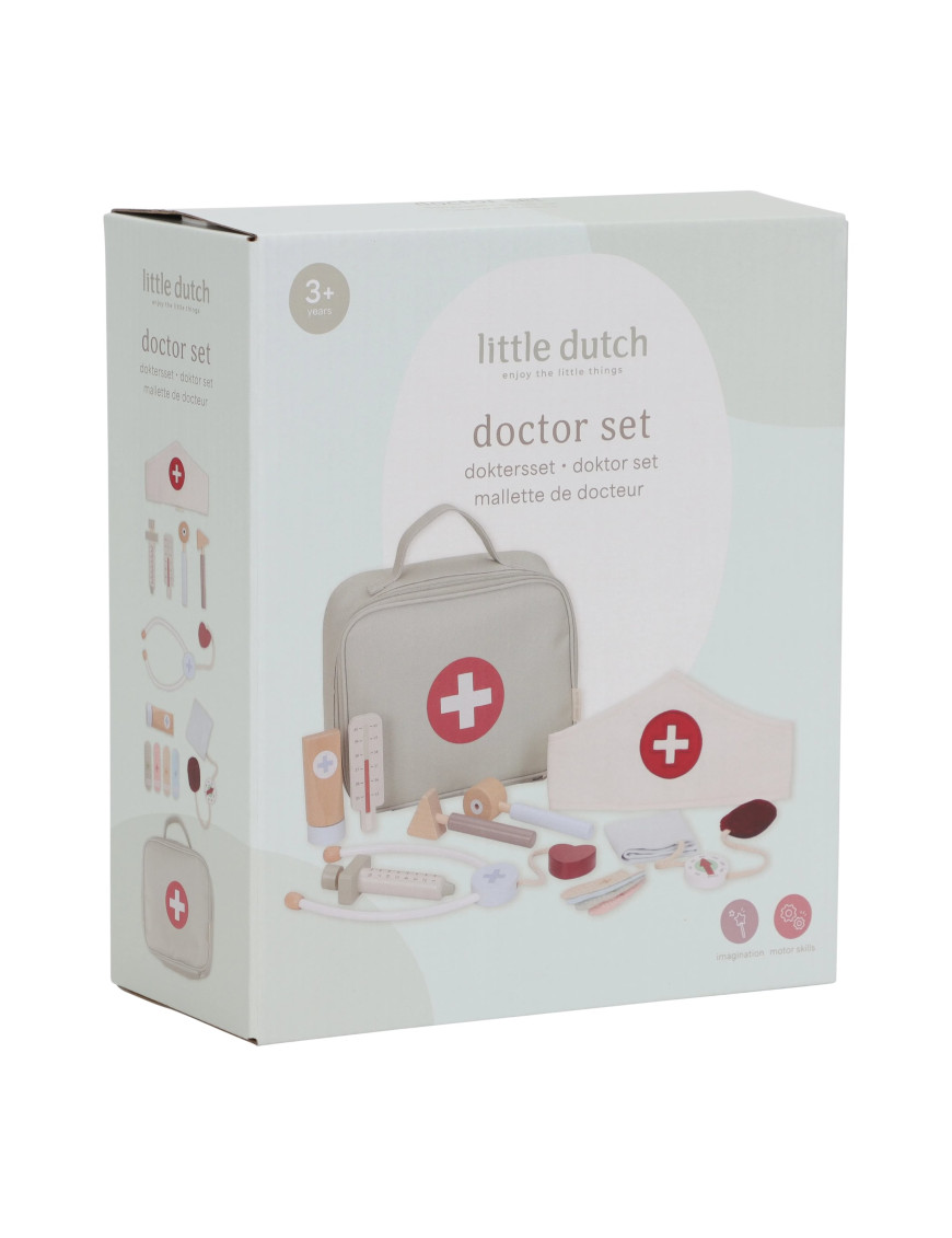 Drewniany zestaw lekarza  , Little Dutch
