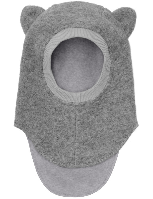 HUTTEliHUT – Wełniana kominiarka z uszkami Grey