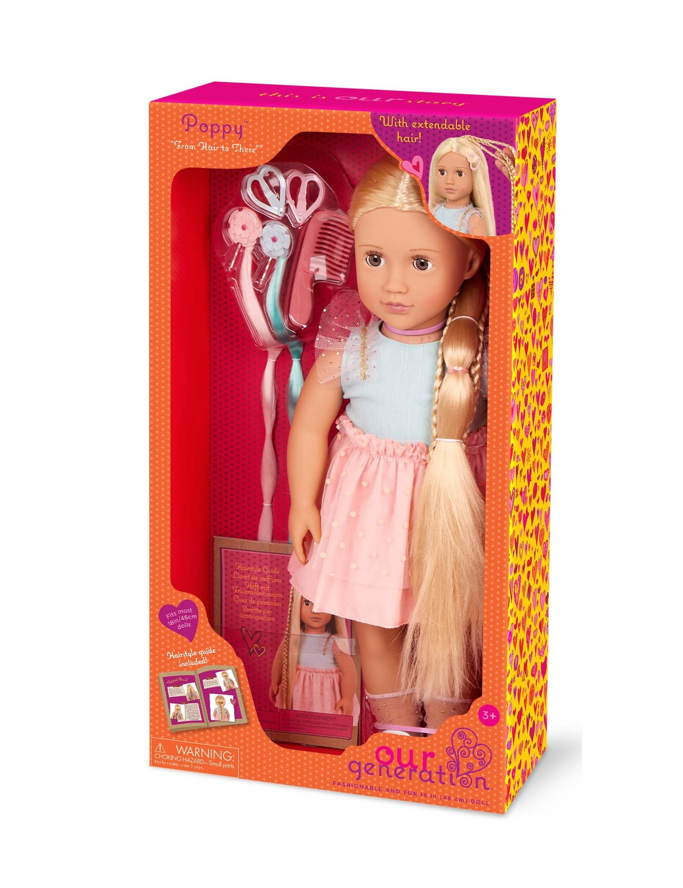 Lalka POPPY 46cm – z regulowanymi włosami Our Generation