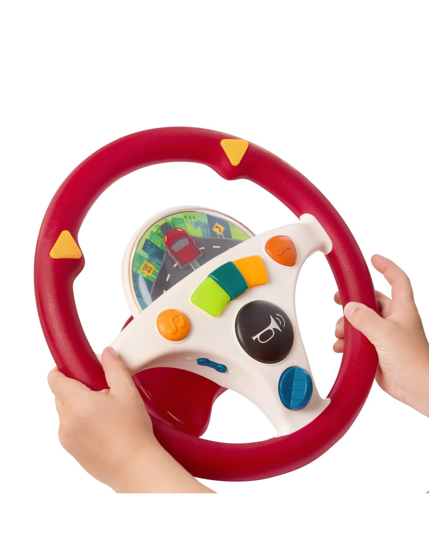 Musical Driving Wheel – muzyczna kierownica interaktywna B.toys dla dzieci 2+ Musical Driving Wheel – muzyczna kierownica interaktywna B.toys dla dzieci 2+