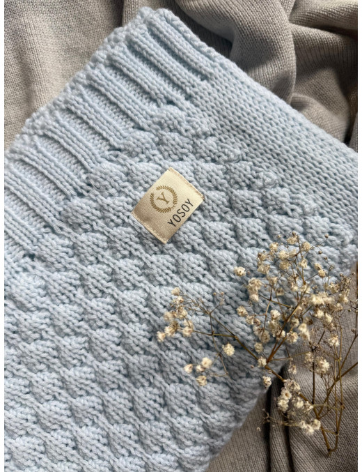 Koc z wełny merino Bubbles YOSOY
