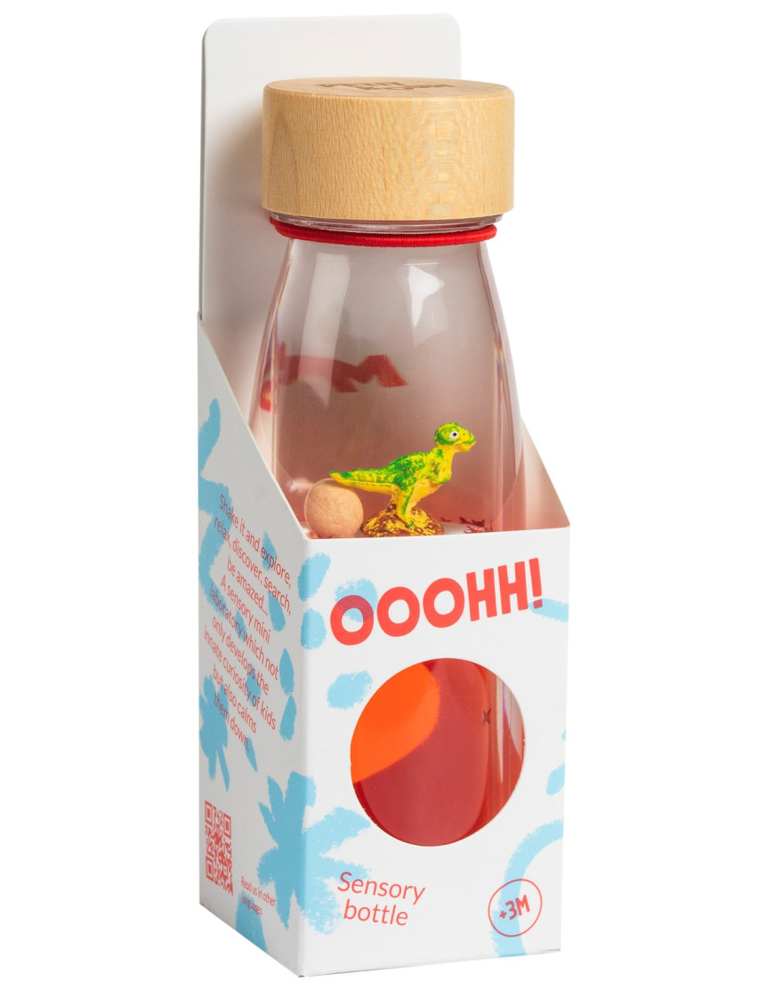 Petit Boum, Butelka sensoryczna, dwufazowa MOVE T-Rex