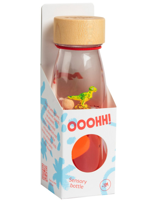 Petit Boum, Butelka sensoryczna, dwufazowa MOVE T-Rex