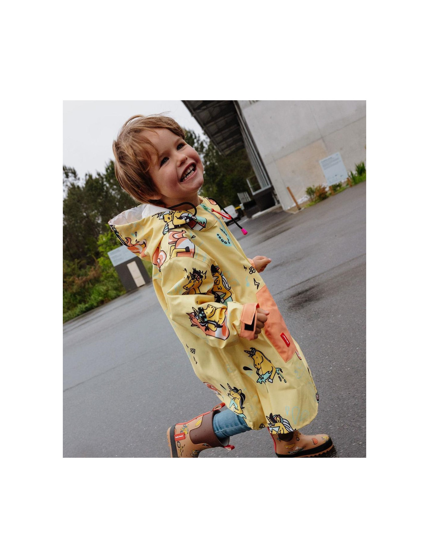 Poncho przeciwdeszczowe Unicorn Hello Hossy