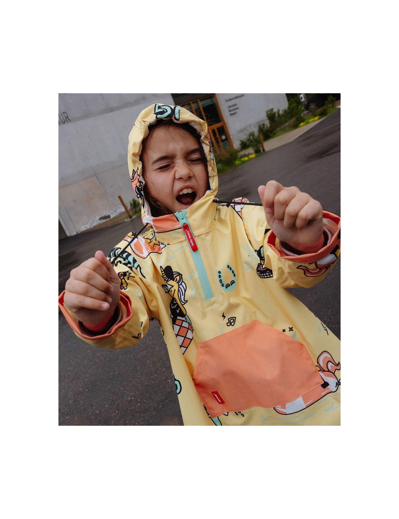 Poncho przeciwdeszczowe Unicorn Hello Hossy