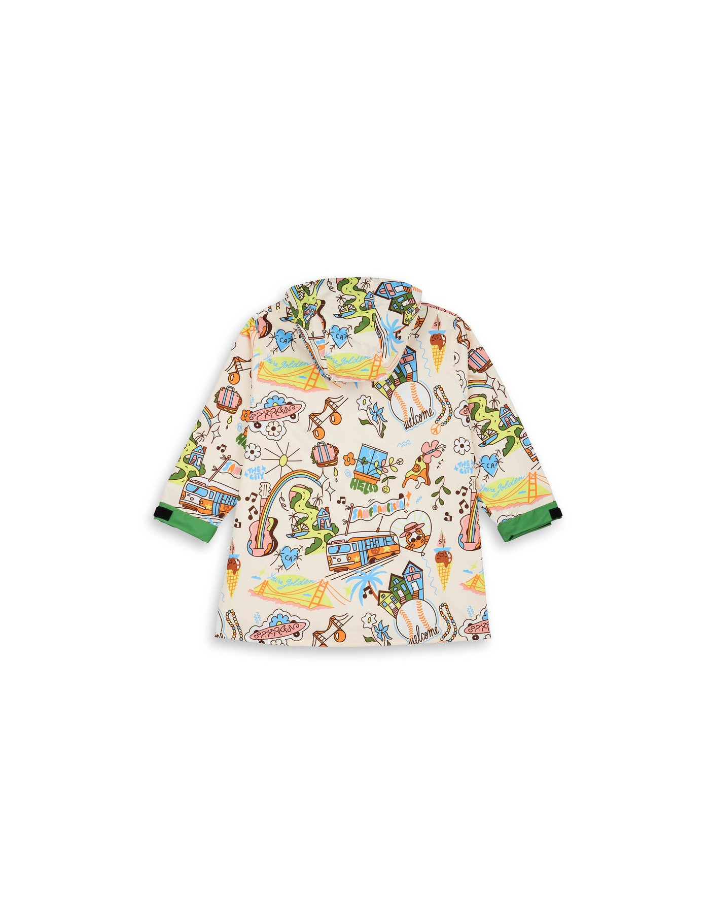 Poncho przeciwdeszczowe San Francisco Hello Hossy