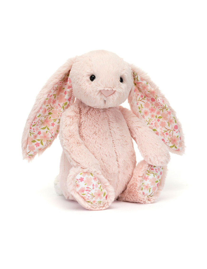 Króliczek z Kwiecistymi Uszami Pudrowy Róż „Cherry” 31 cm Jellycat Króliczek z Kwiecistymi Uszami Pudrowy Róż „Cherry” 31 cm Jellycat