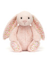 Króliczek z Kwiecistymi Uszami Pudrowy Róż „Cherry” 31 cm Jellycat Króliczek z Kwiecistymi Uszami Pudrowy Róż „Cherry” 31 cm Jellycat