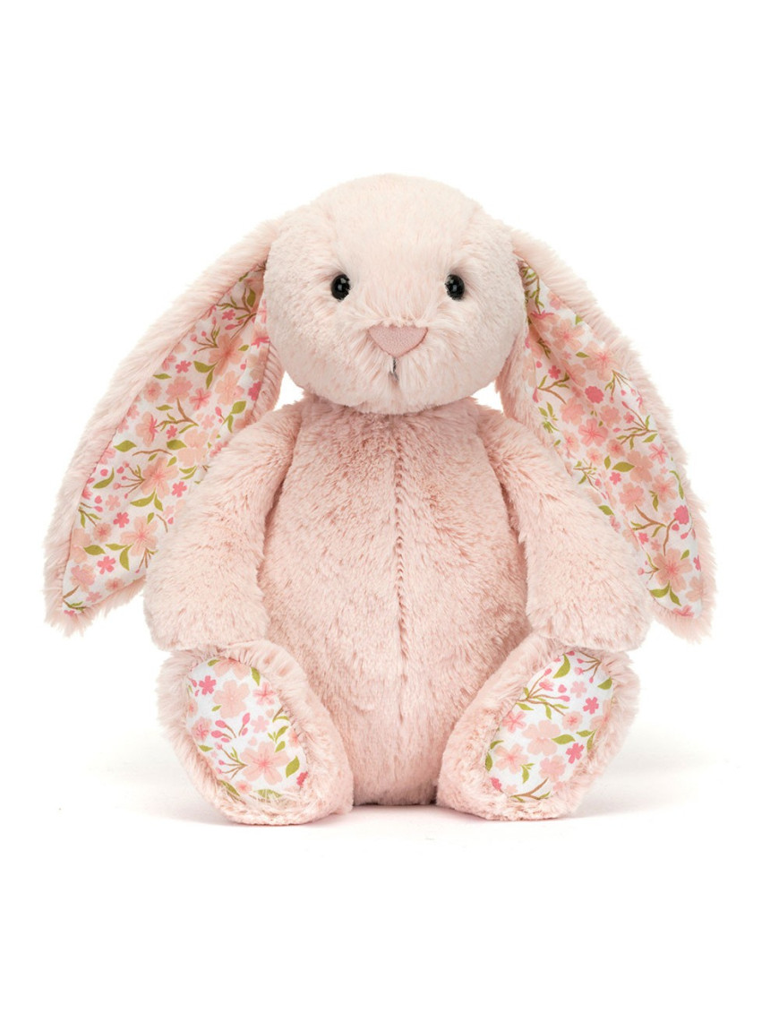 Króliczek z Kwiecistymi Uszami Pudrowy Róż „Cherry” 31 cm Jellycat Króliczek z Kwiecistymi Uszami Pudrowy Róż „Cherry” 31 cm Jellycat