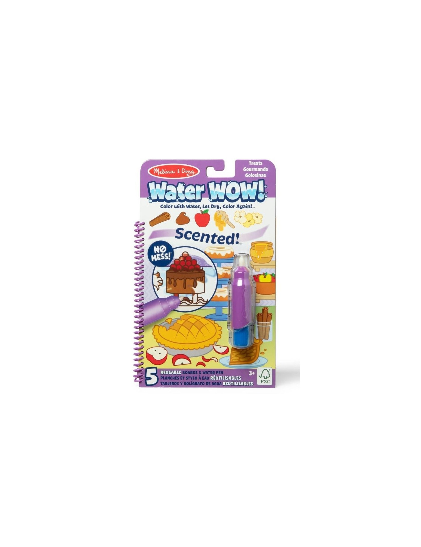 Water WOW! zapachowa kolorowanka wodna Smakołyki Water WOW! zapachowa kolorowanka wodna Smakołyki