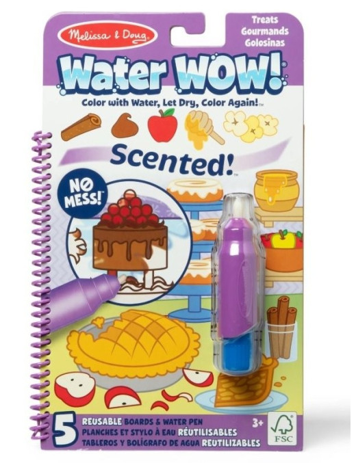 Water WOW! zapachowa kolorowanka wodna Smakołyki