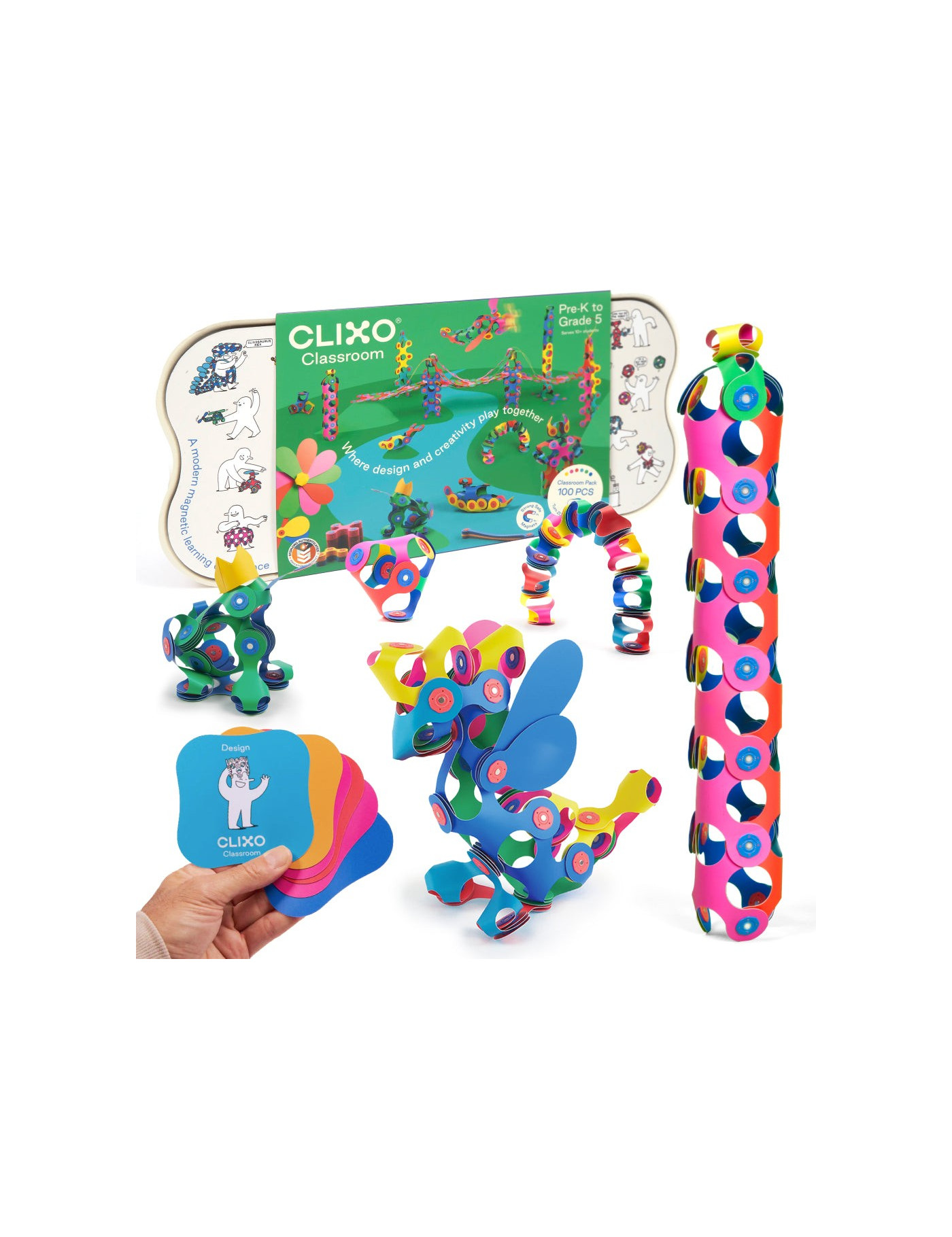 CLIXO, Classroom Pack, 100 elementów CLIXO, Classroom Pack, 100 elementów