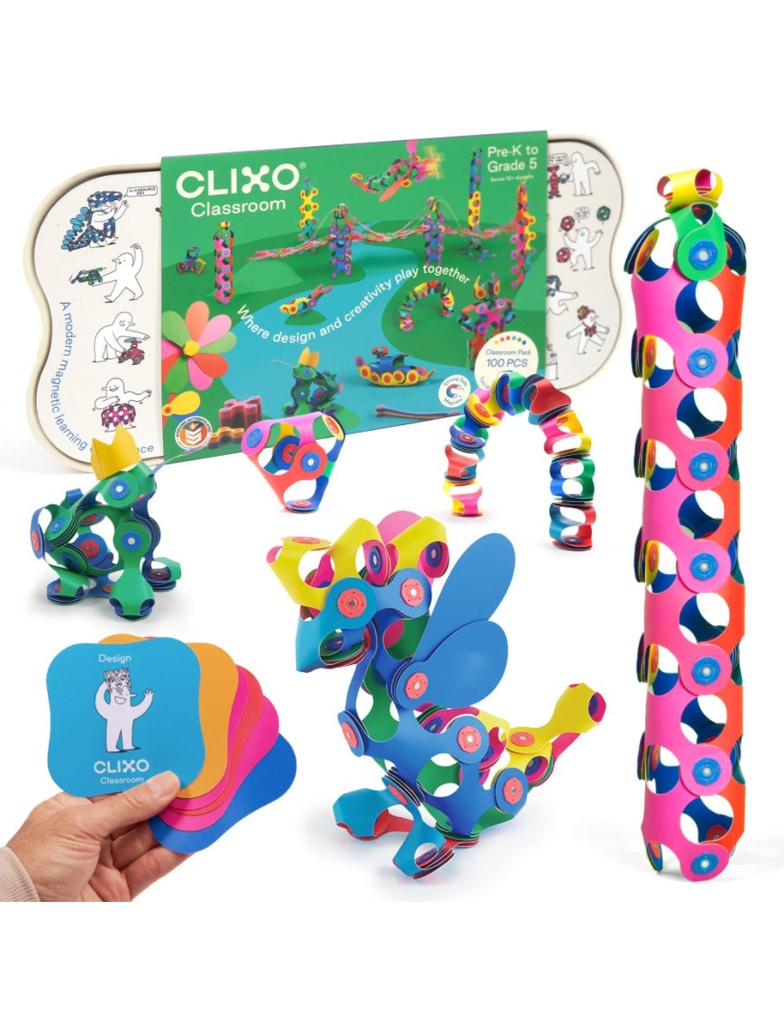 CLIXO, Classroom Pack, 100 elementów CLIXO, Classroom Pack, 100 elementów