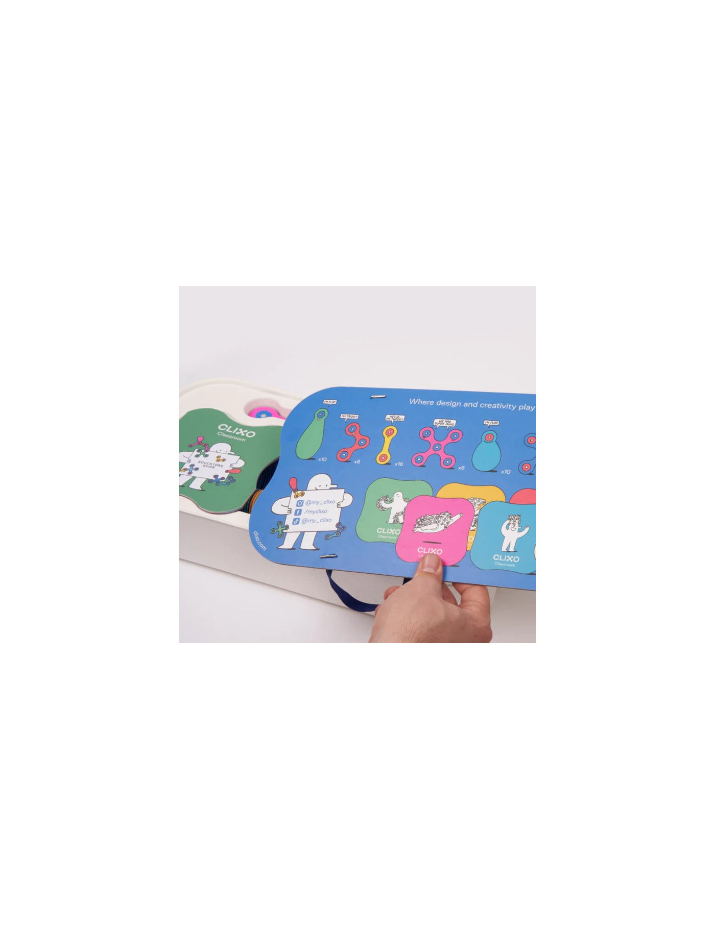 CLIXO, Classroom Pack, 100 elementów CLIXO, Classroom Pack, 100 elementów