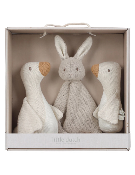 Little Dutch Zestaw prezentowy dzianinowy Newborn Naturals