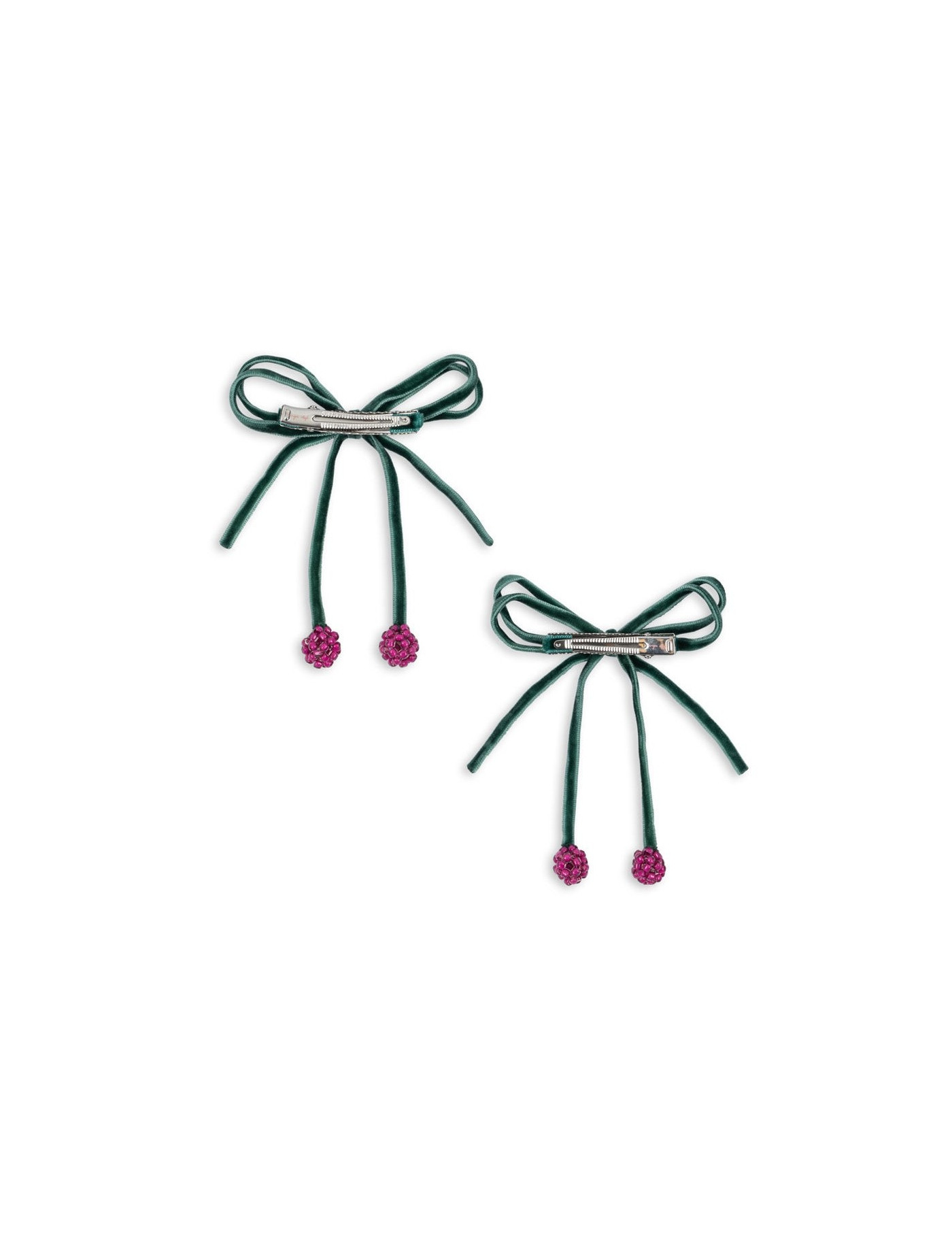 2-pak spinki kokardki CHERRY BOW Konges Slojd