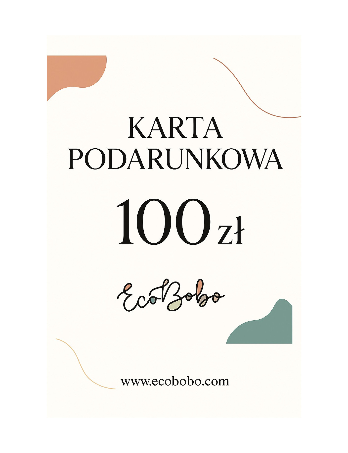 Karta podarunkowa 100 zl