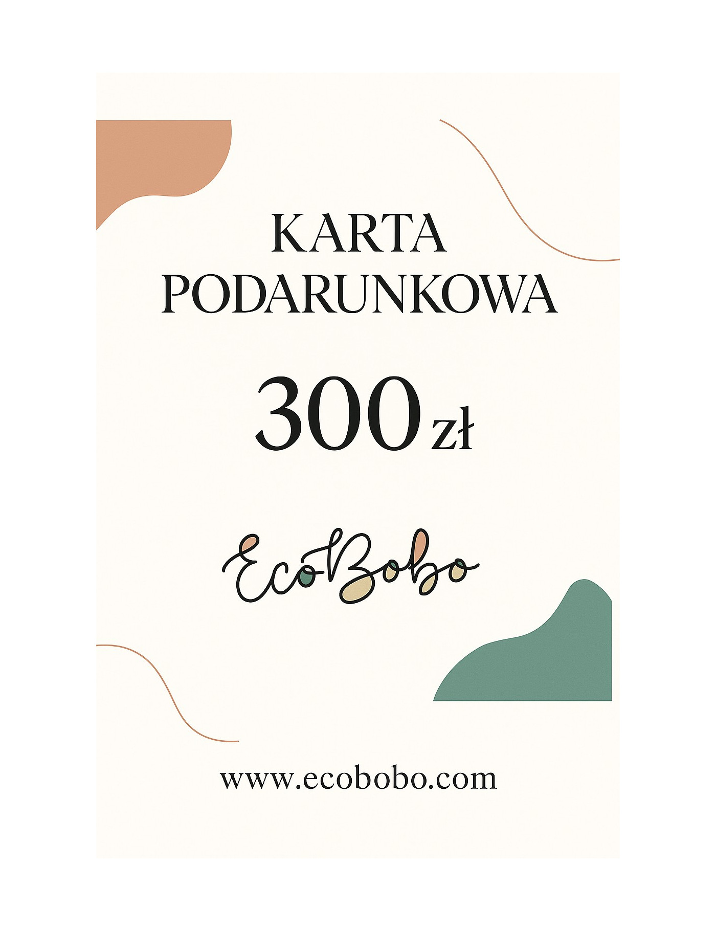 Karta podarunkowa 300 zl
