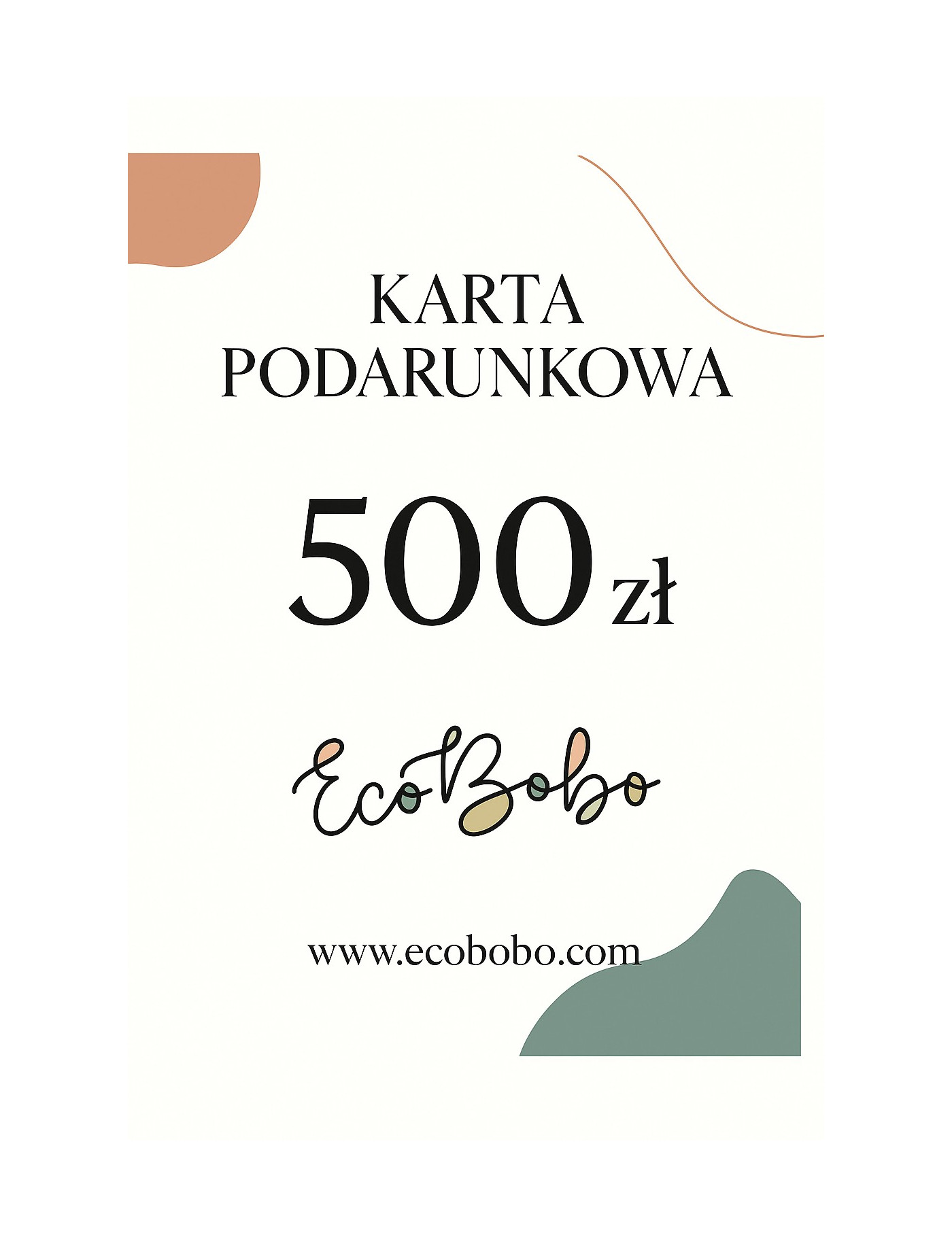 Karta podarunkowa 500 zł