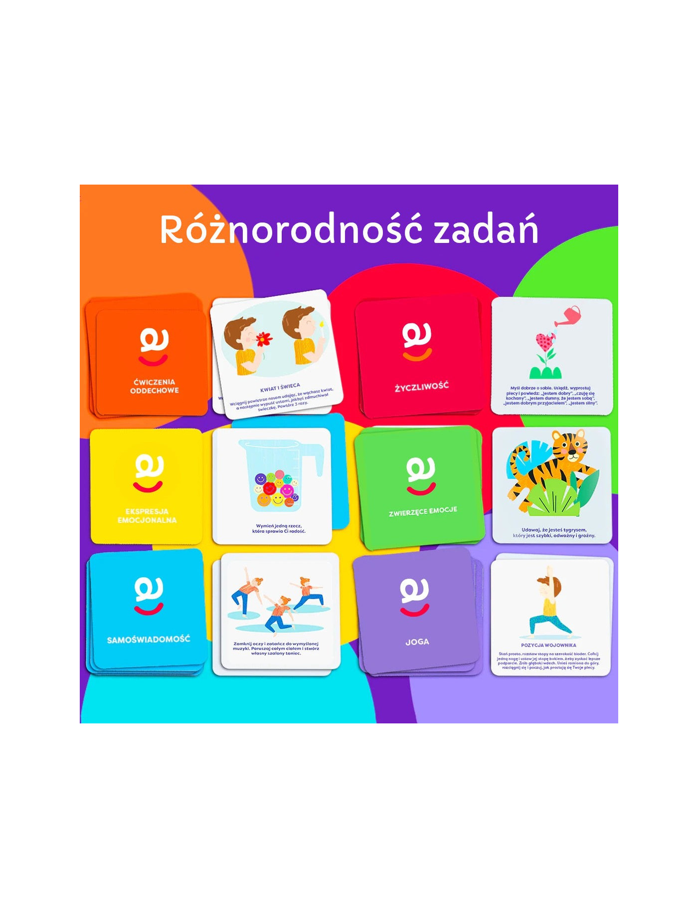 Kostka aktywności – mindfulness. Gra + mini e-book Rozwojowa Mama Kostka aktywności – mindfulness. Gra + mini e-book Rozwojowa Mama