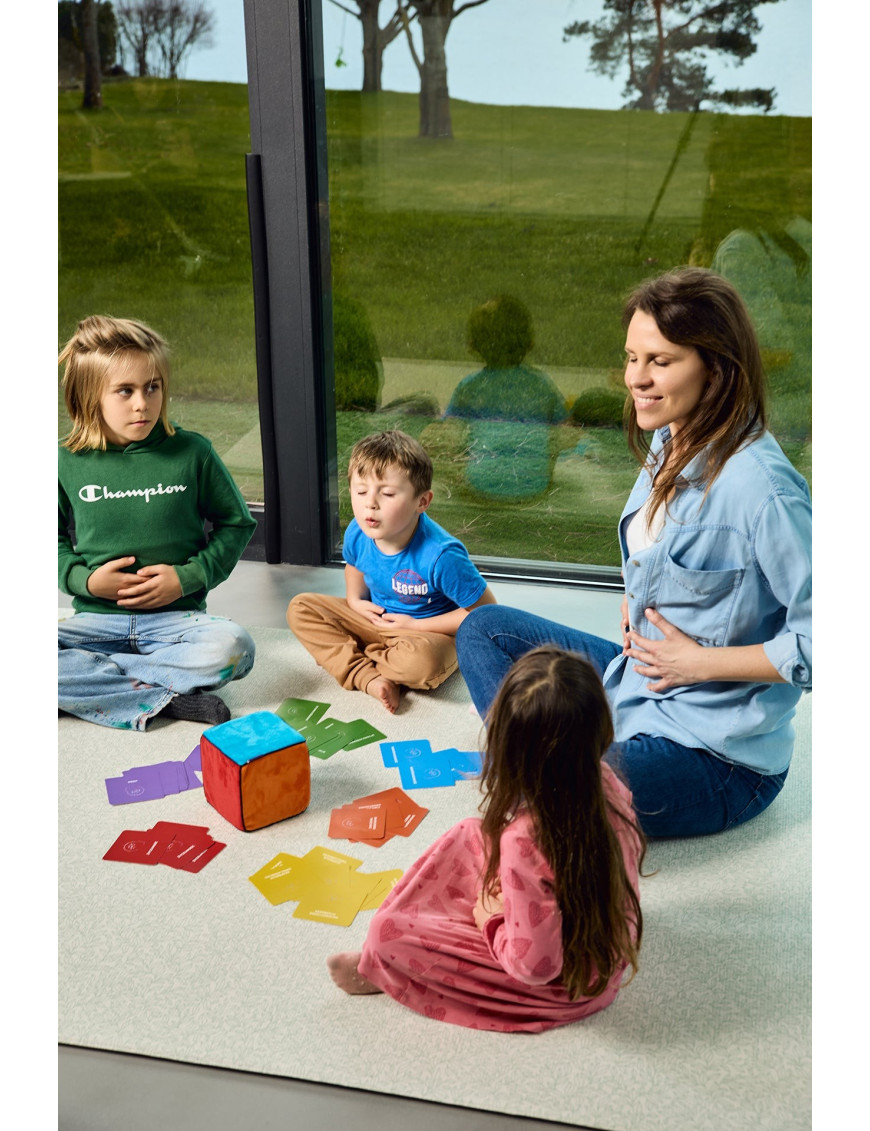 Kostka aktywności – mindfulness. Gra + mini e-book Rozwojowa Mama Kostka aktywności – mindfulness. Gra + mini e-book Rozwojowa Mama