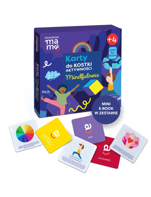 Karty do kostki aktywności - mindfulness + mini e-book 4+