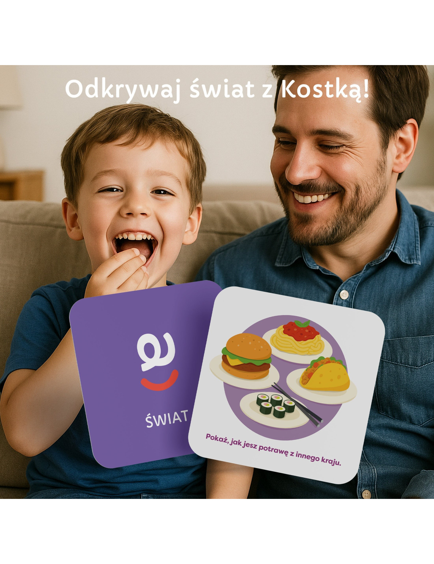 Karty do kostki aktywności - szalona zabawa 2+