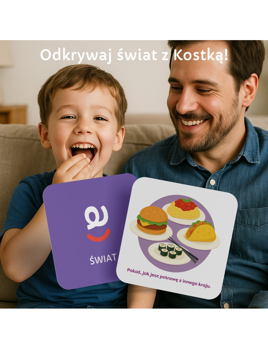 Karty do kostki aktywności - szalona zabawa 2+