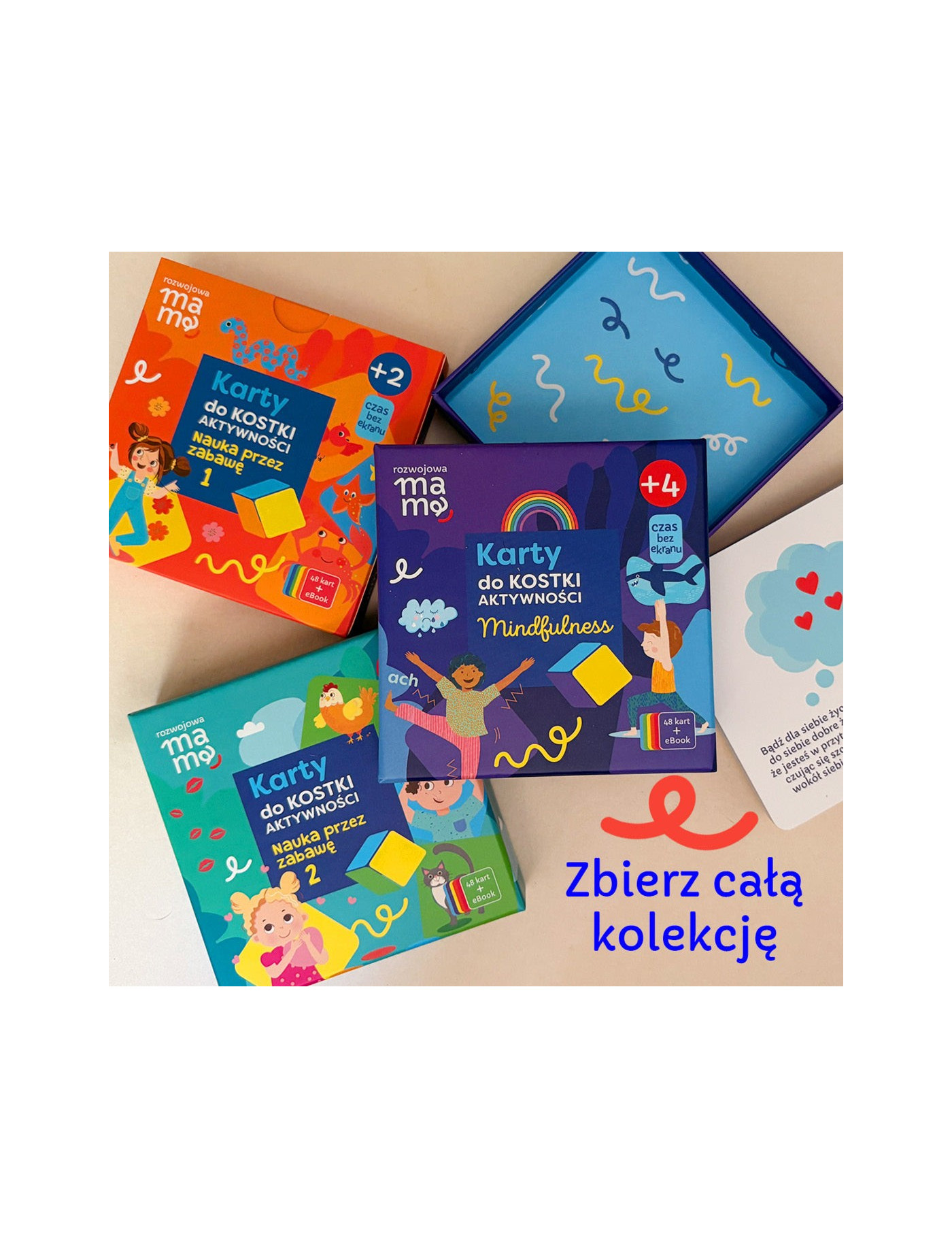 Karty do kostki aktywności - szalona zabawa 2+