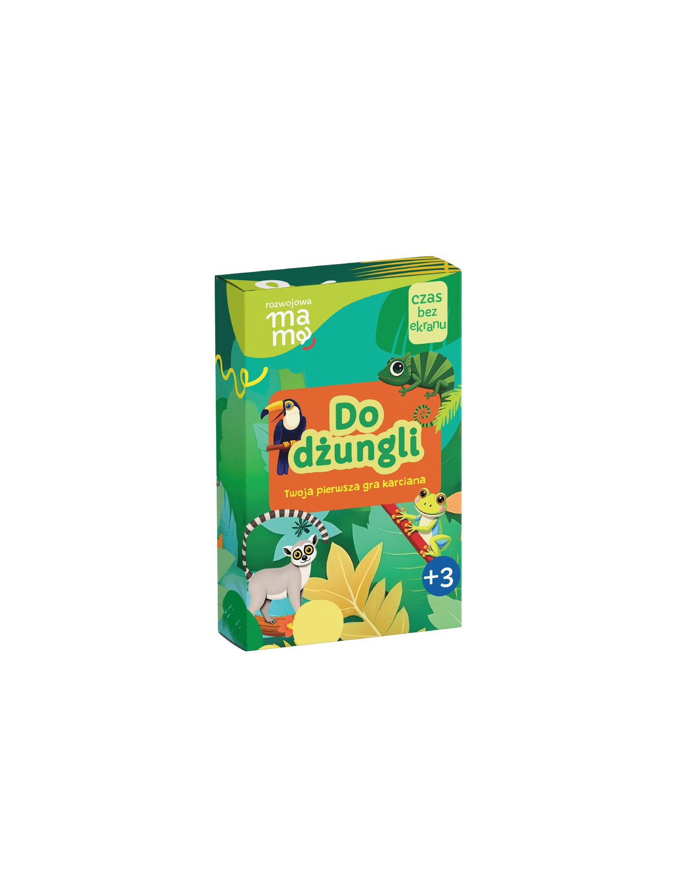Gra karciana 'Do dżungli' Rozwojowa Mama
