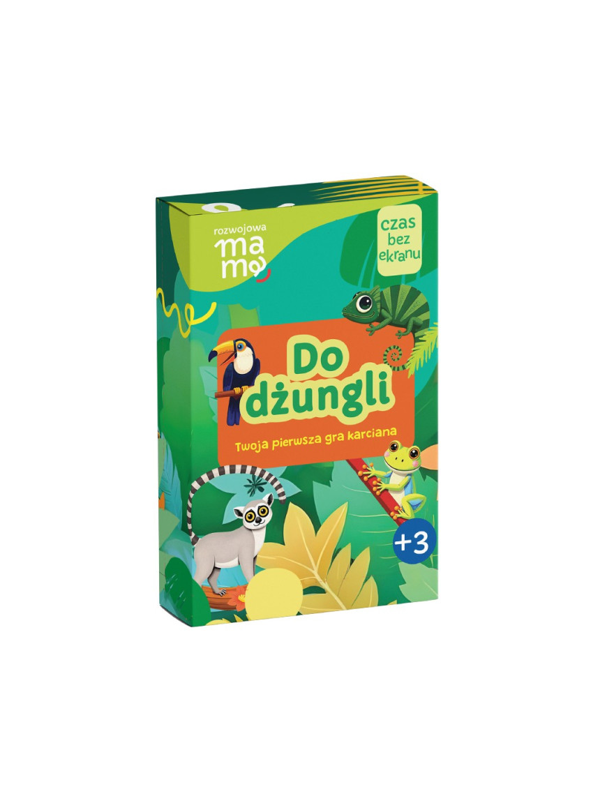 Gra karciana 'Do dżungli' Rozwojowa Mama