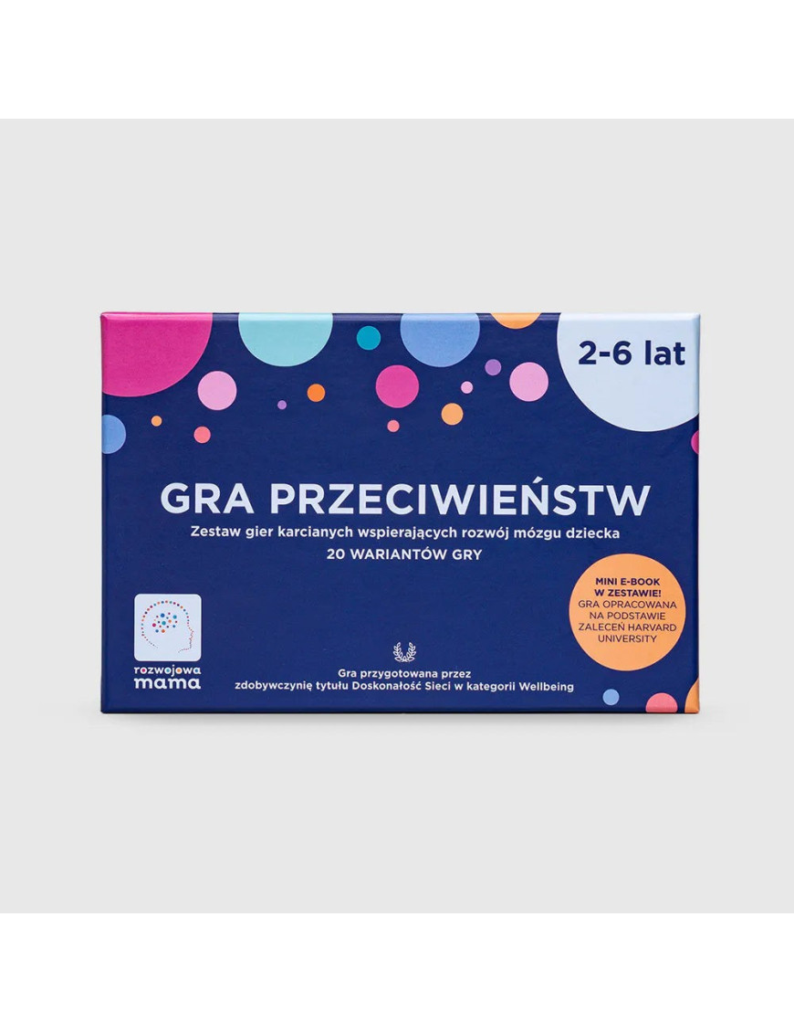 Gra przeciwieństw – zestaw gier karcianych + mini e-book 2+