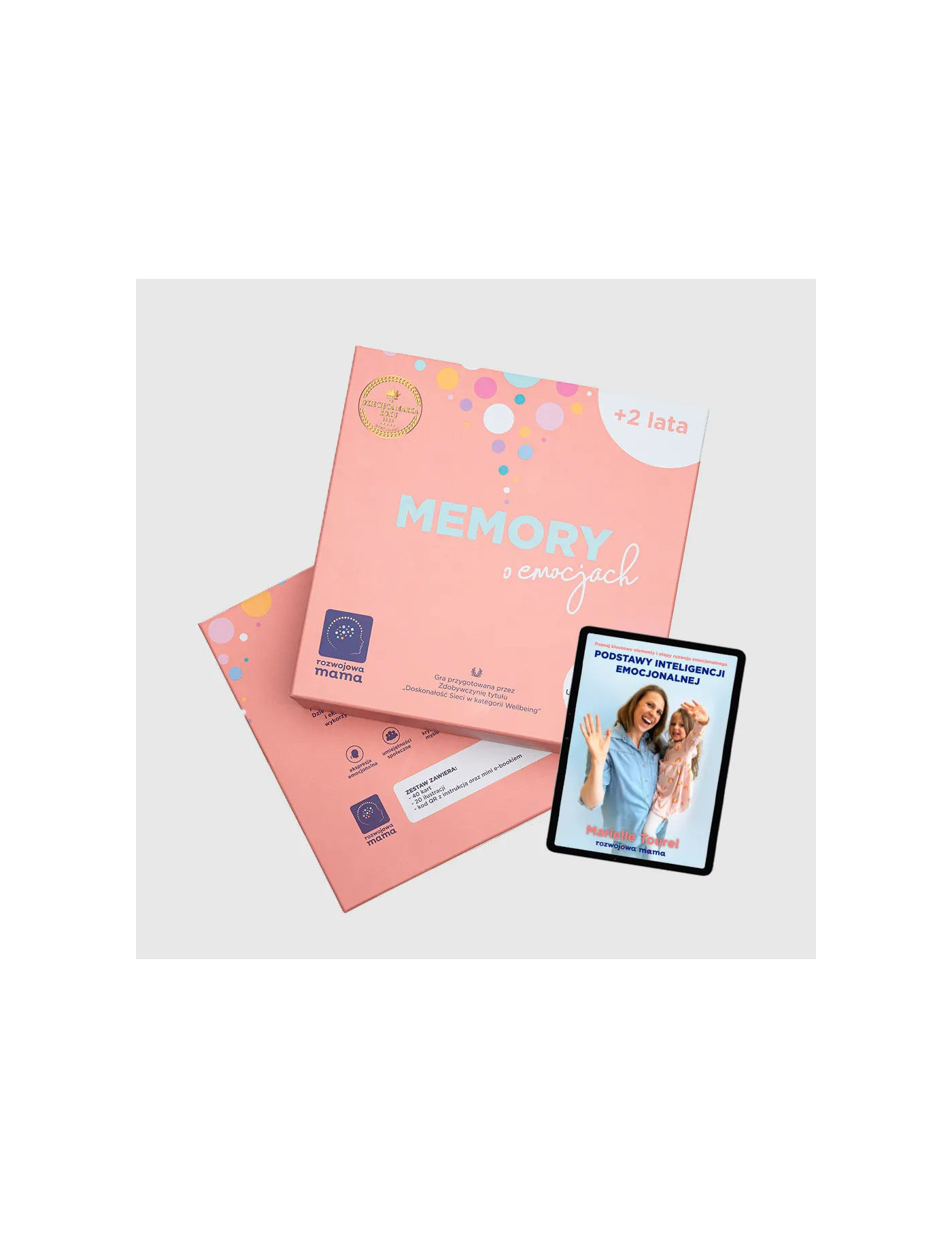 Memory o emocjach – gra o emocjach + mini e-book 2+ Rozwojowa Mama