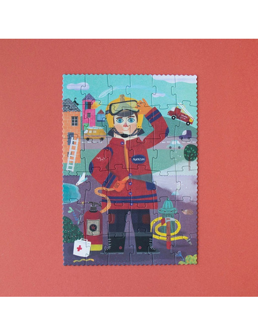 Puzzle kieszonkowe Strażak | Londji
