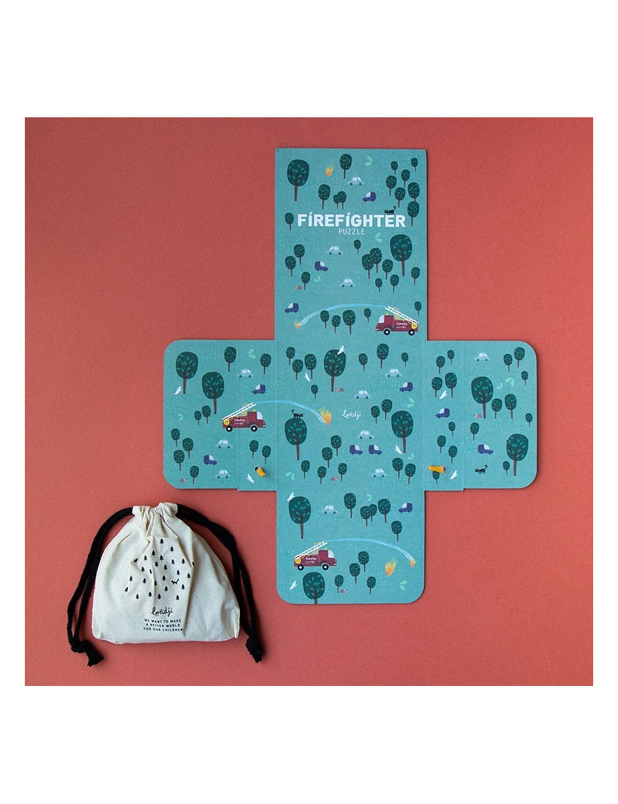 Puzzle kieszonkowe Strażak | Londji