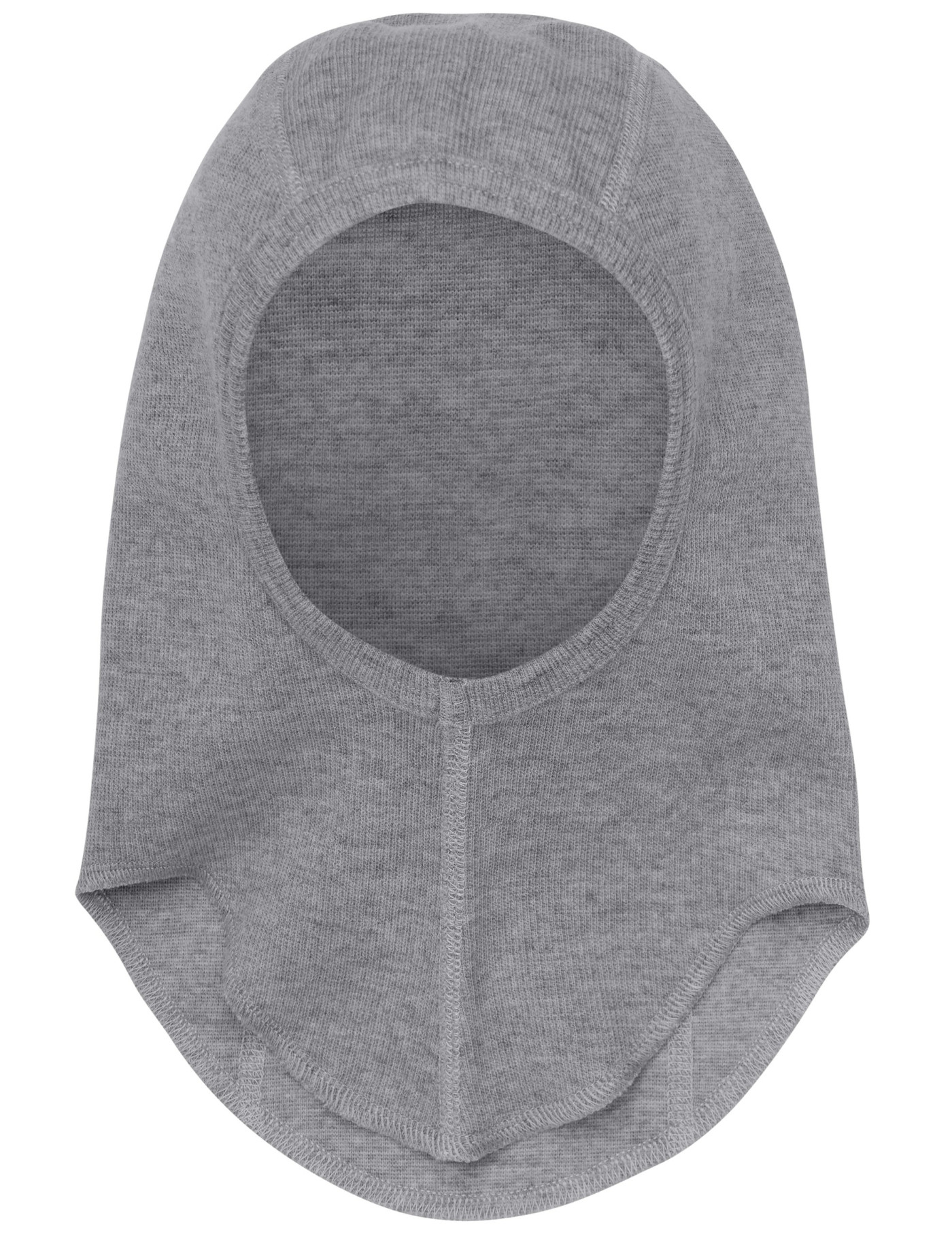 Kominiarka pod kask wełniana w prążki GREY HUTTEliHUT