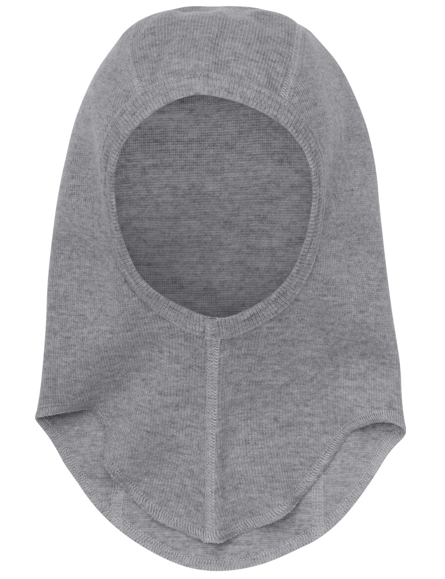 Kominiarka pod kask wełniana w prążki GREY HUTTEliHUT