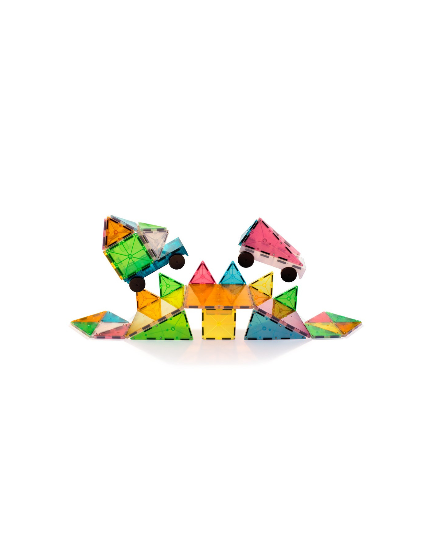 Klocki Magnetyczne Grand Prix 50 el. 3 lata+ Magna-Tiles® Klocki Magnetyczne Grand Prix 50 el. 3 lata+ Magna-Tiles®