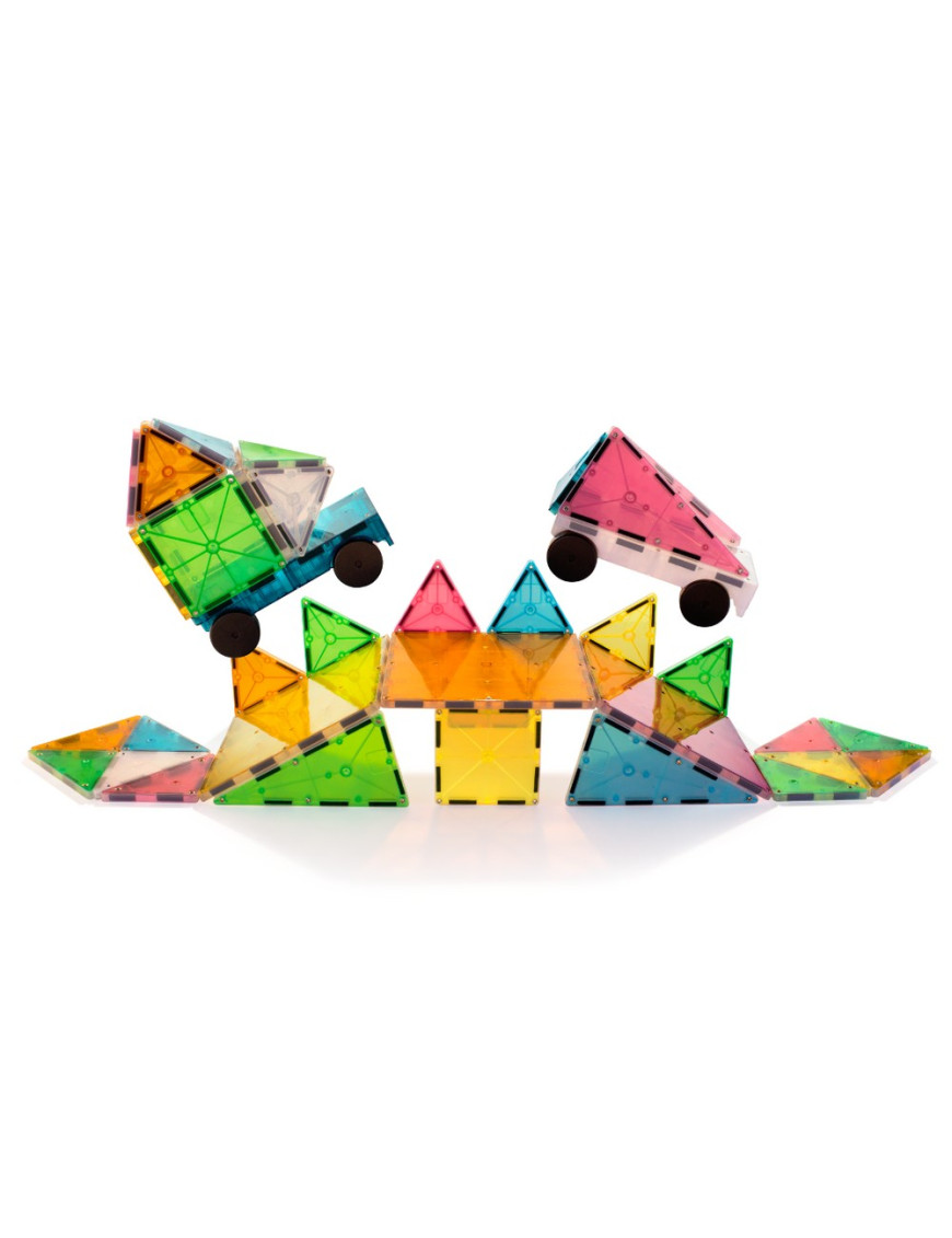 Klocki Magnetyczne Grand Prix 50 el. 3 lata+ Magna-Tiles® Klocki Magnetyczne Grand Prix 50 el. 3 lata+ Magna-Tiles®